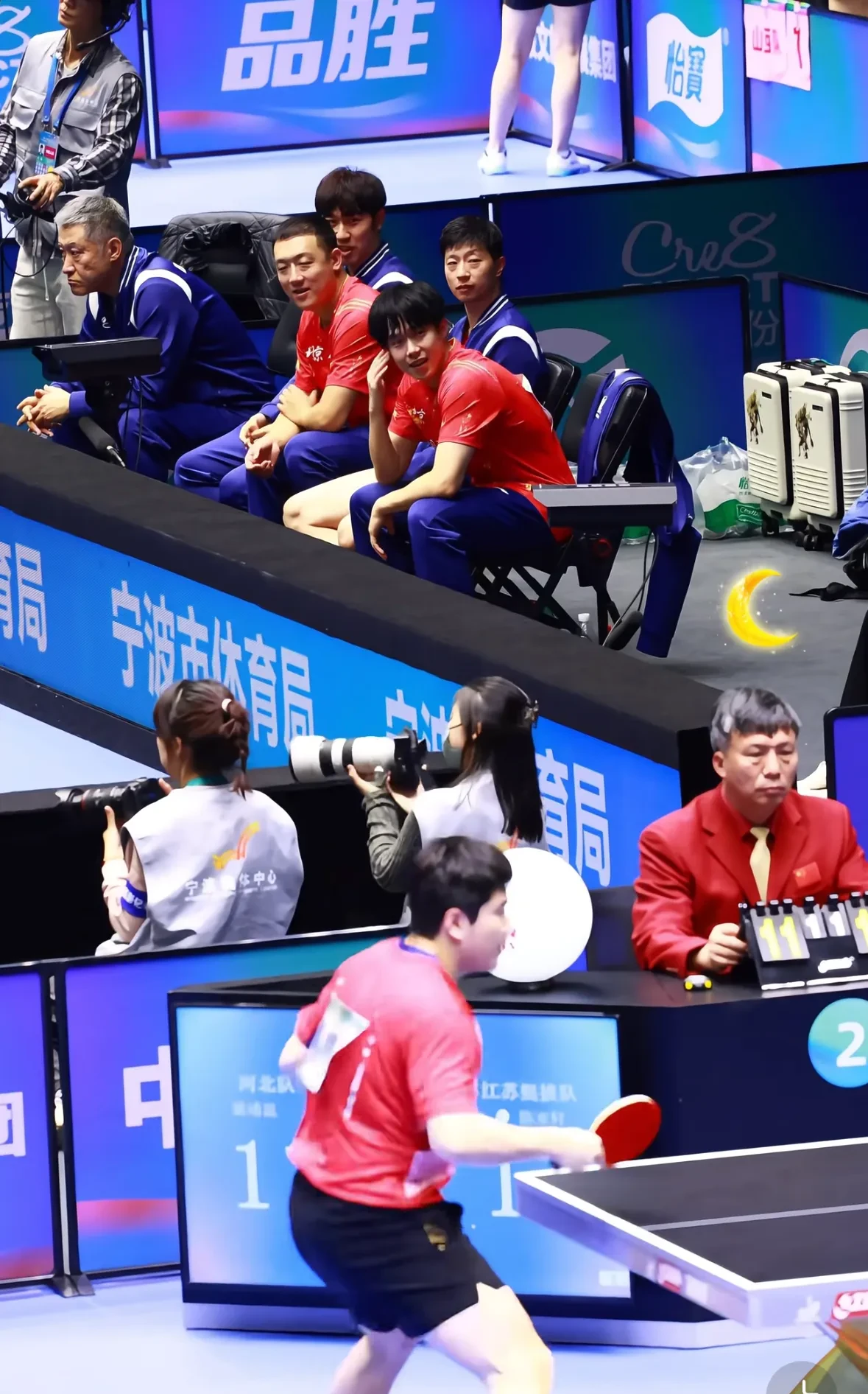 韩国乒乓球队力克法国乒乓球队，马龙制霸全场的简单介绍